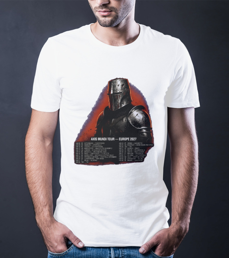 Imminence August Burns Red Axis Mundi Tour 2027 Europe Knights T-Shirt