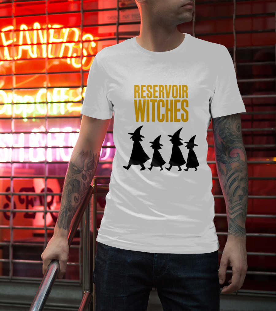 Reservoir Witches Walking In Silhouette With Classic Halloween T-Shirt