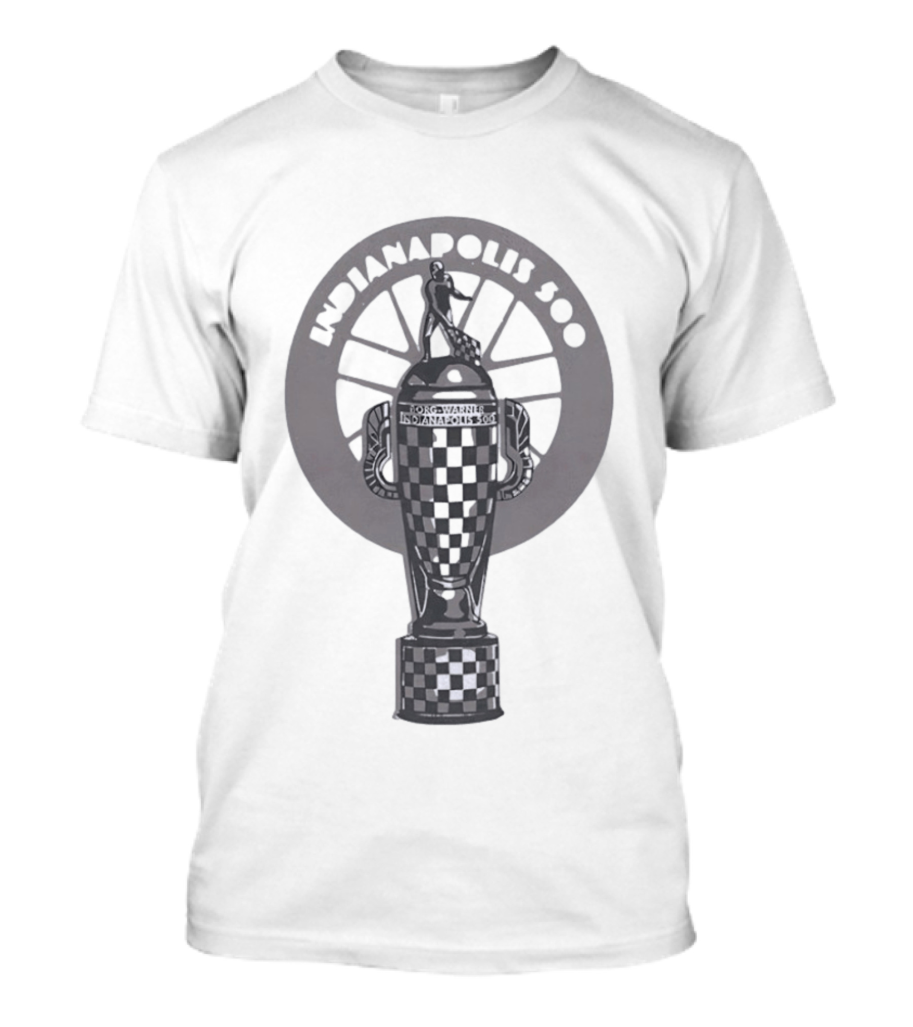 Indianapolis 500 Borg Warner Trophy Auto Racing T-Shirt