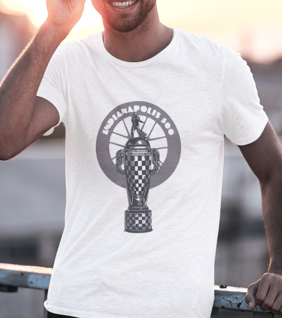 Indianapolis 500 Borg Warner Trophy Auto Racing T-Shirt