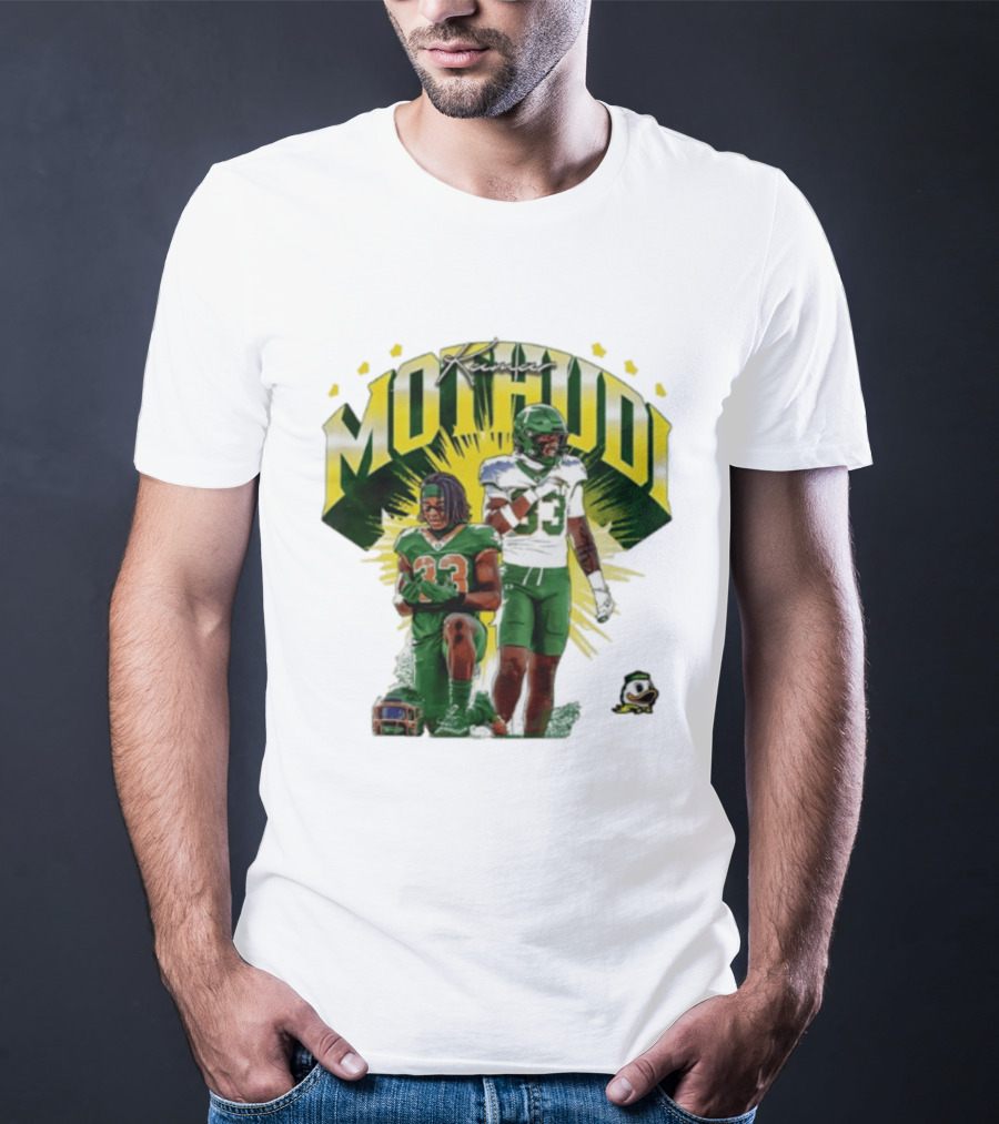 Kamar Mothudi Oregon Ducks Linebacker 33 Football Player T-Shirt