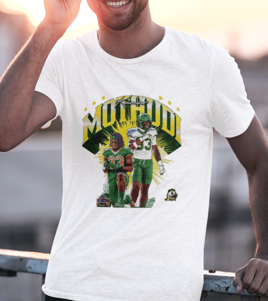 Kamar Mothudi Oregon Ducks Linebacker 33 Football Player T-Shirt