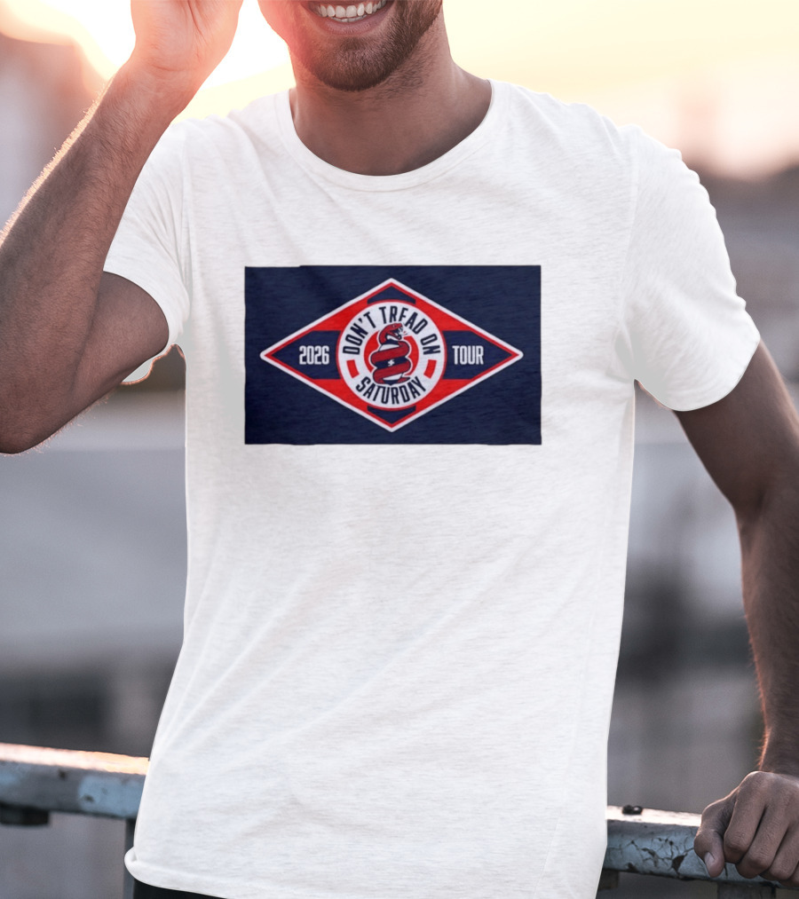 Don't Tread On Saturday 2026 Tour Snake Emblem College Football T-Shirt