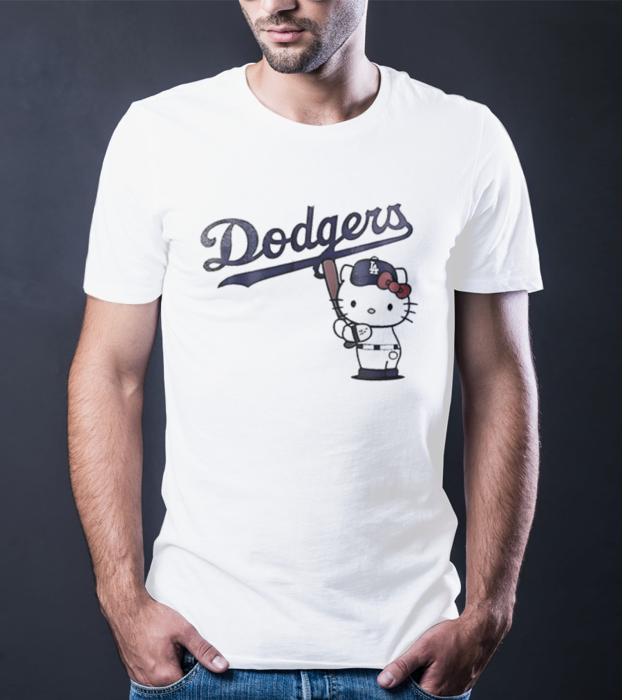 Dodgers Hello Kitty Baseball Collaboration 2026 T-Shirt