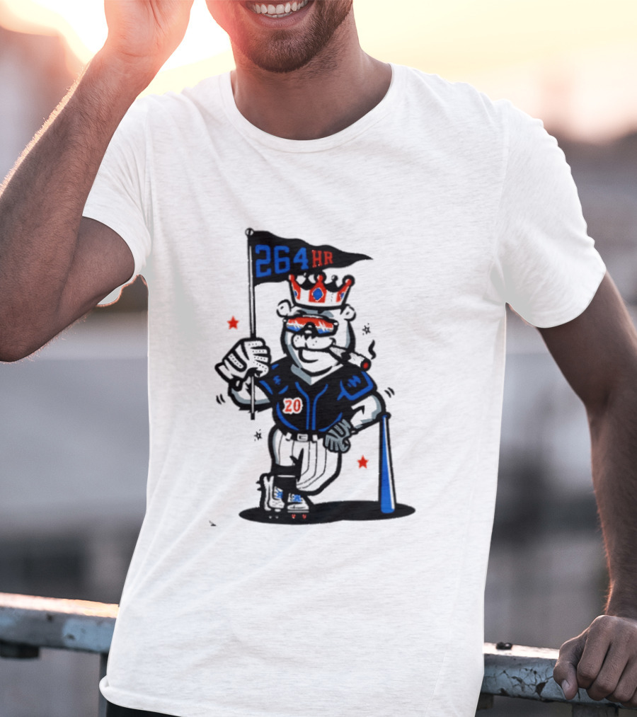 Polar Pete 264HR King Of Queens Ny Mets Christmas T-Shirt