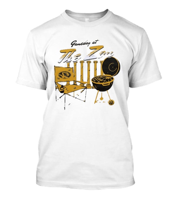 Missouri Tigers Gameday Tailgate At The Zou Football Grill Chair T-Shirt