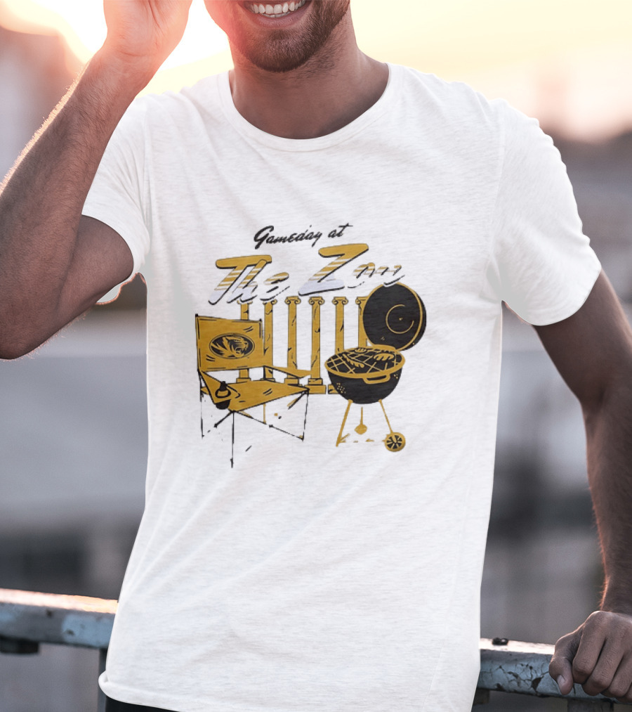 Missouri Tigers Gameday Tailgate At The Zou Football Grill Chair T-Shirt