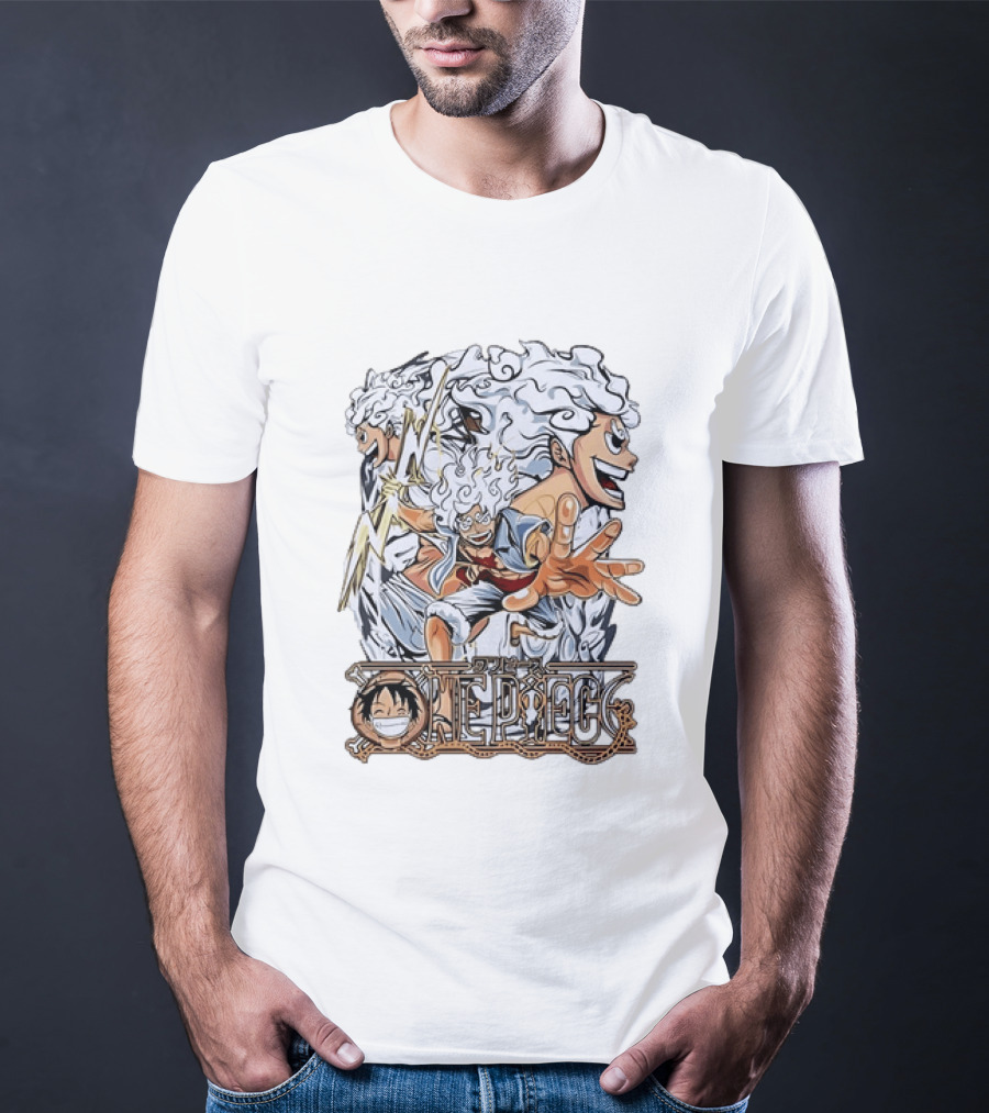 Monkey D Luffy Gear Five One Piece Anime Manga Adventure T-Shirt