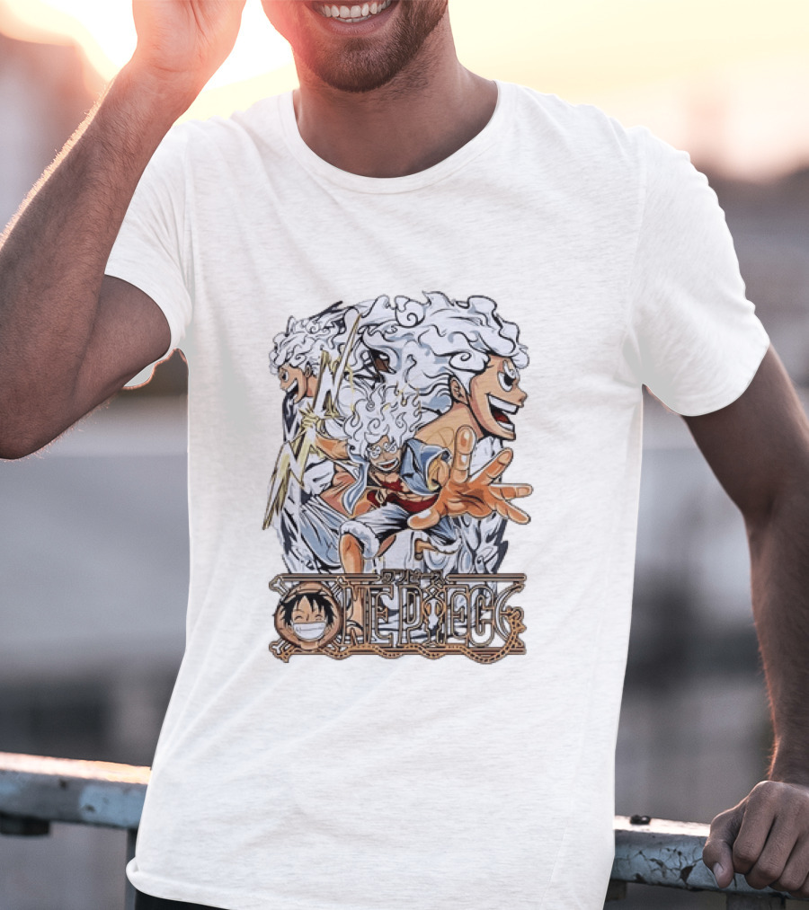 Monkey D Luffy Gear Five One Piece Anime Manga Adventure T-Shirt