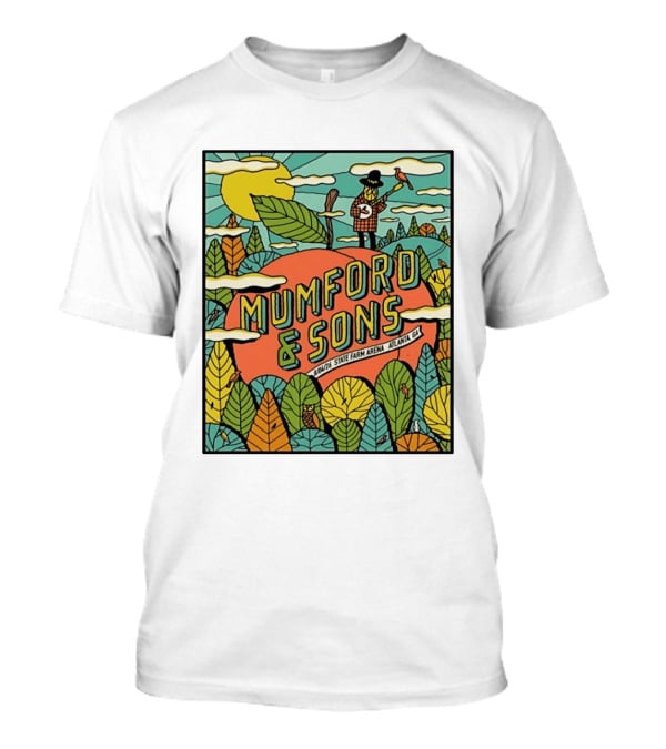 Mumford & Sons State Farm Arena Atlanta GA Concert 9/10/26 Sun Nature T-Shirt