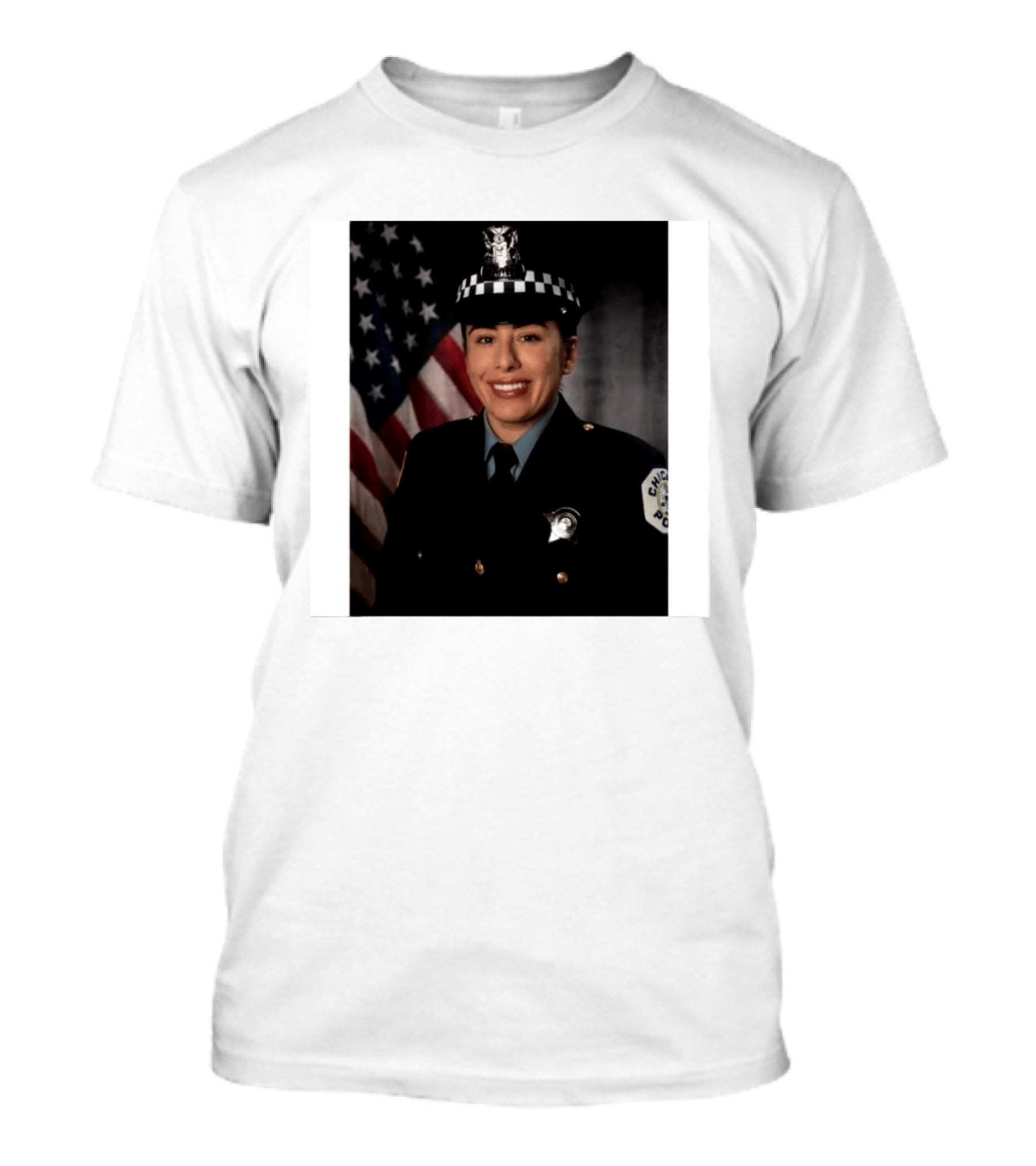 Never Forget Chicago Police Department Ella French Memorial Officer T-Shirt