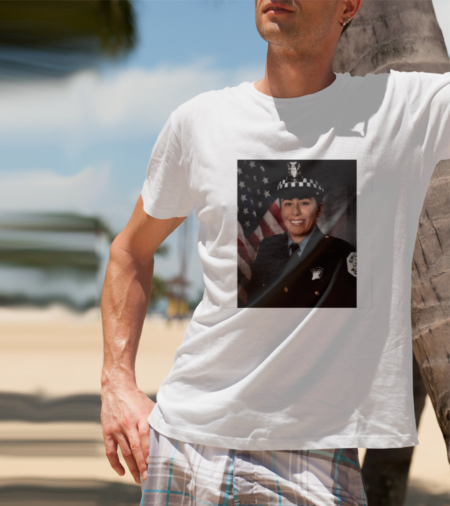 Never Forget Chicago Police Department Ella French Memorial Officer T-Shirt