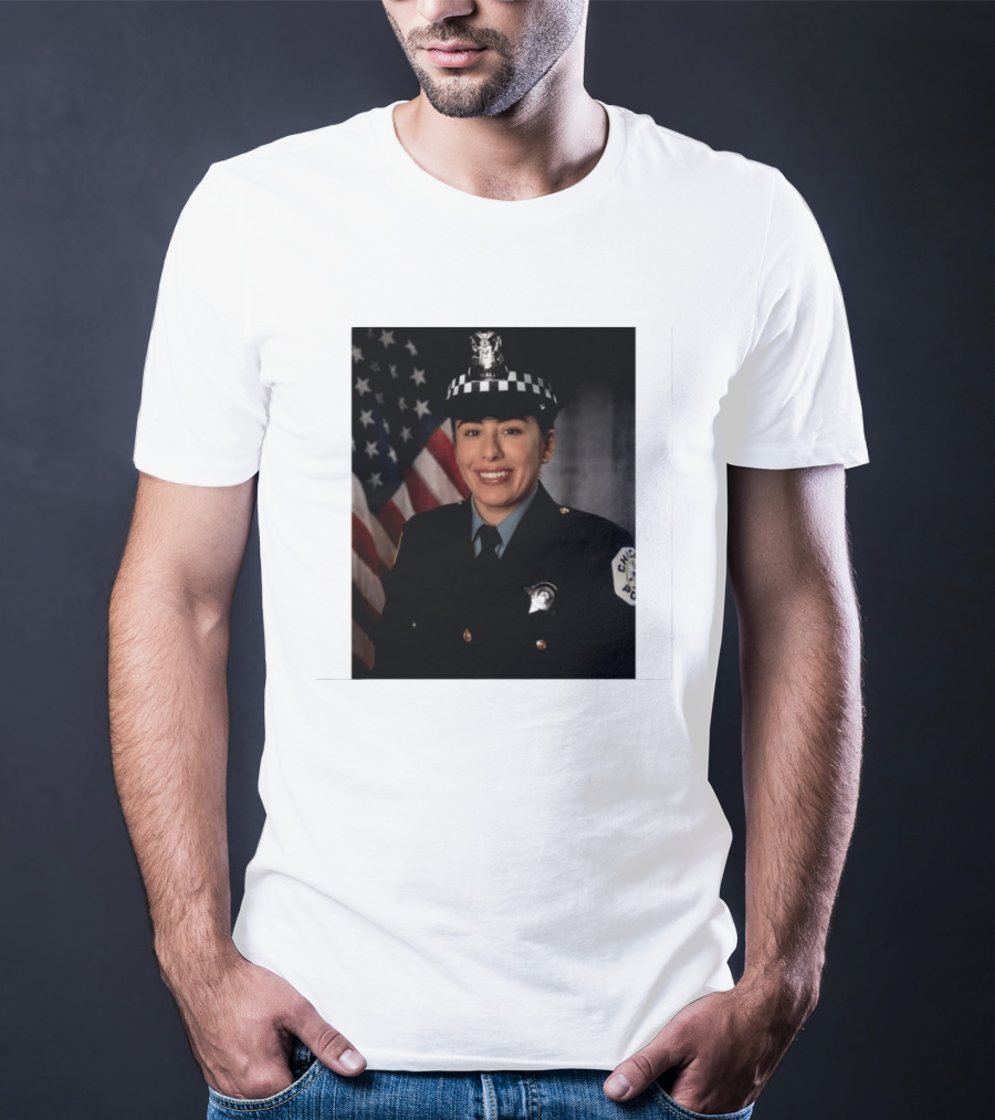 Never Forget Chicago Police Department Ella French Memorial Officer T-Shirt