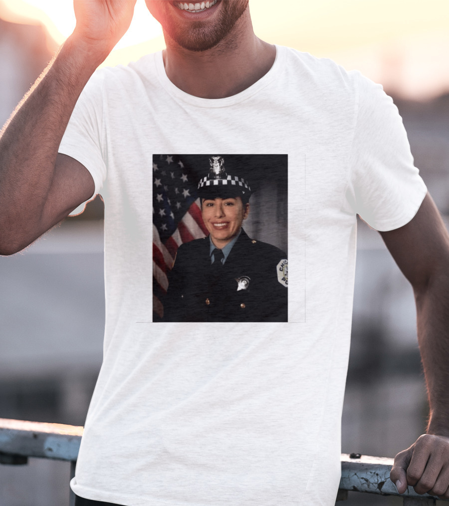 Never Forget Chicago Police Department Ella French Memorial Officer T-Shirt