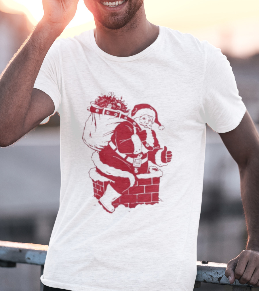 Trending Santa Claus Chimney Merry Christmas T-Shirt