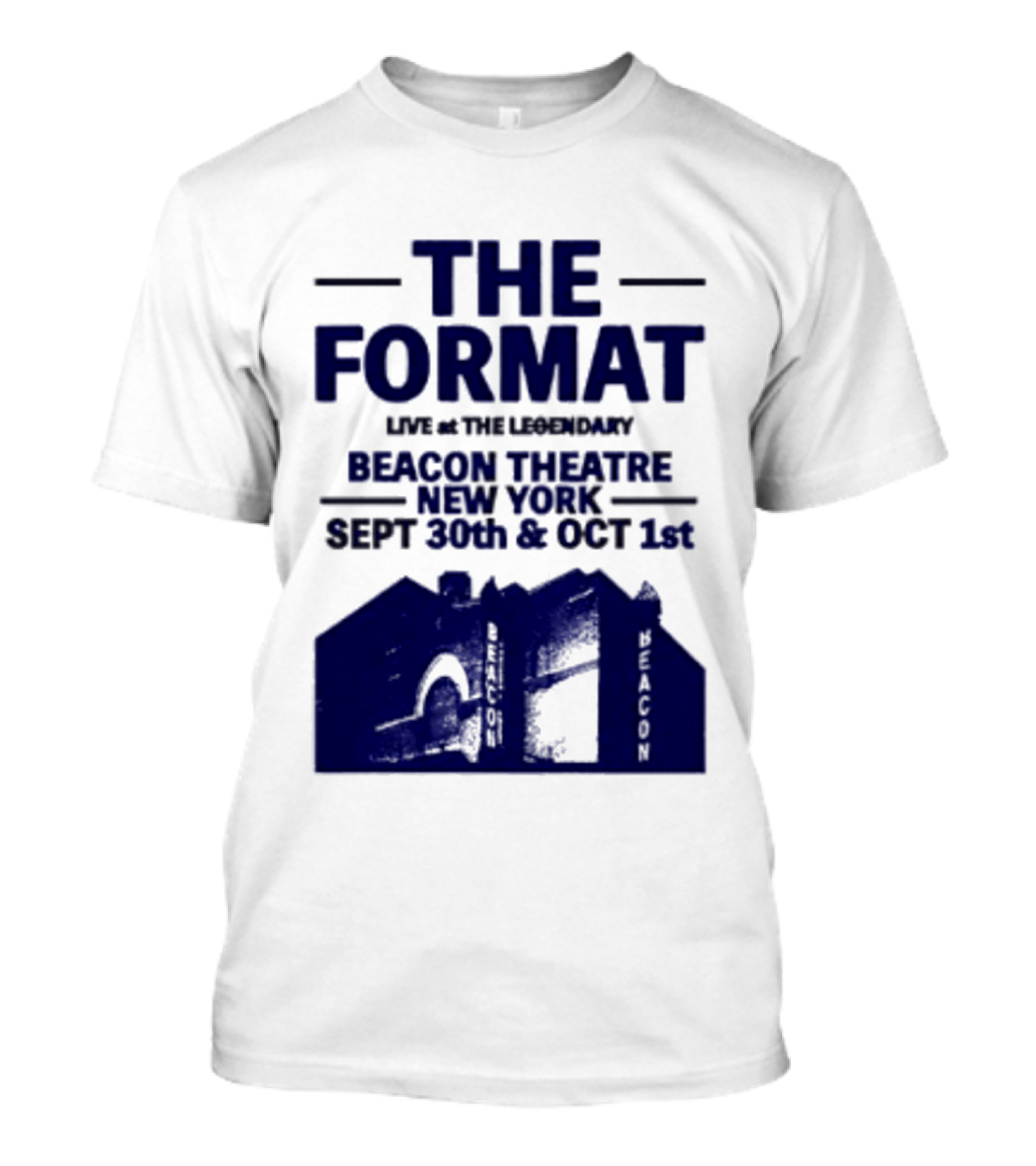 The Format Live At The Legendary Beacon Theatre New York Sept 30th & Oct 1st T-Shirt