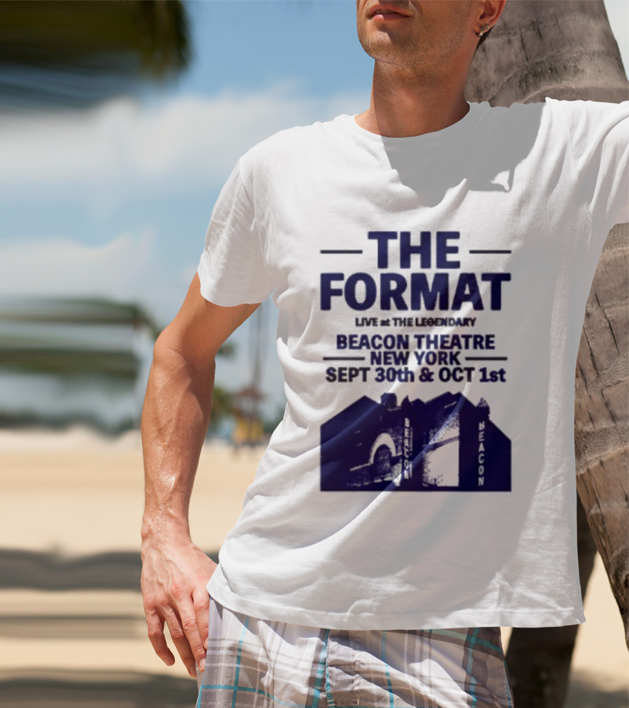 The Format Live At The Legendary Beacon Theatre New York Sept 30th & Oct 1st T-Shirt
