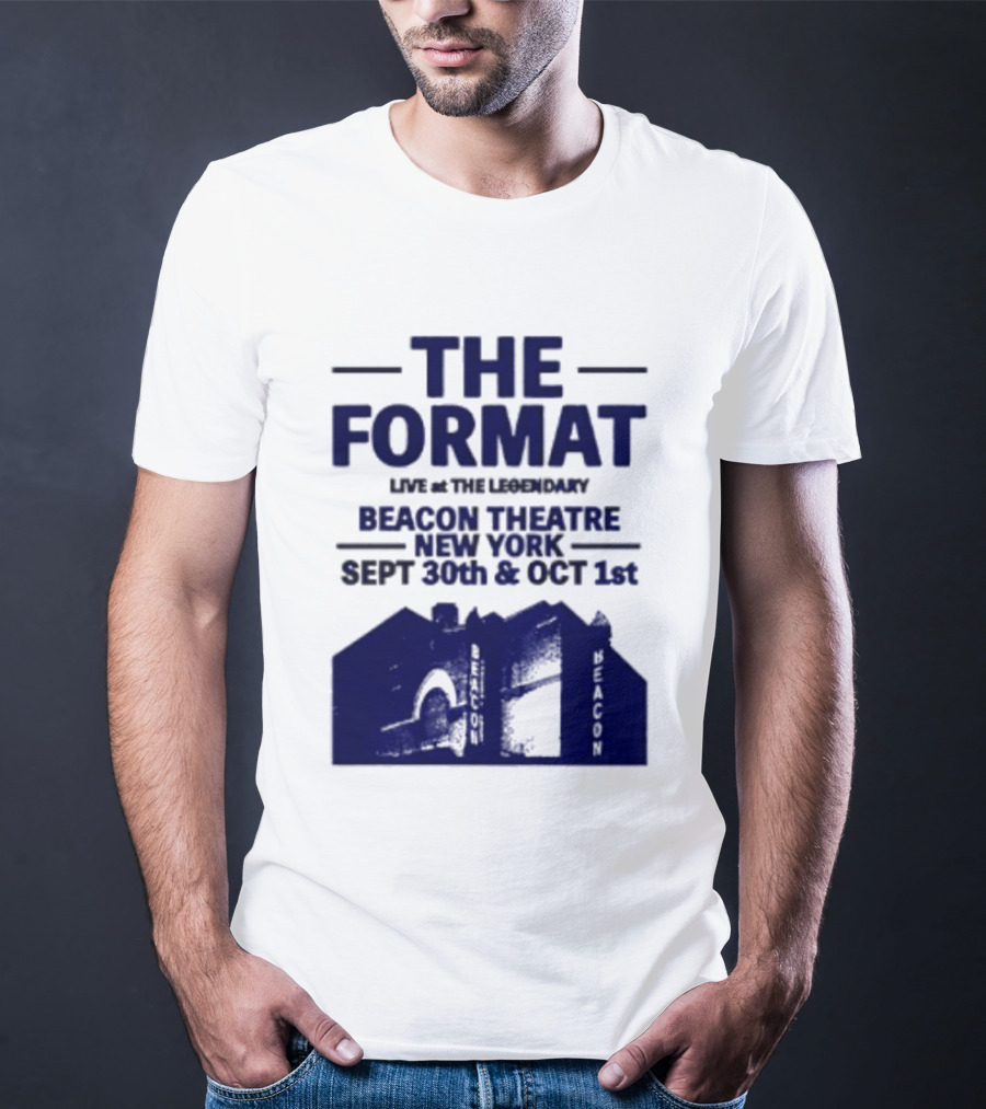 The Format Live At The Legendary Beacon Theatre New York Sept 30th & Oct 1st T-Shirt