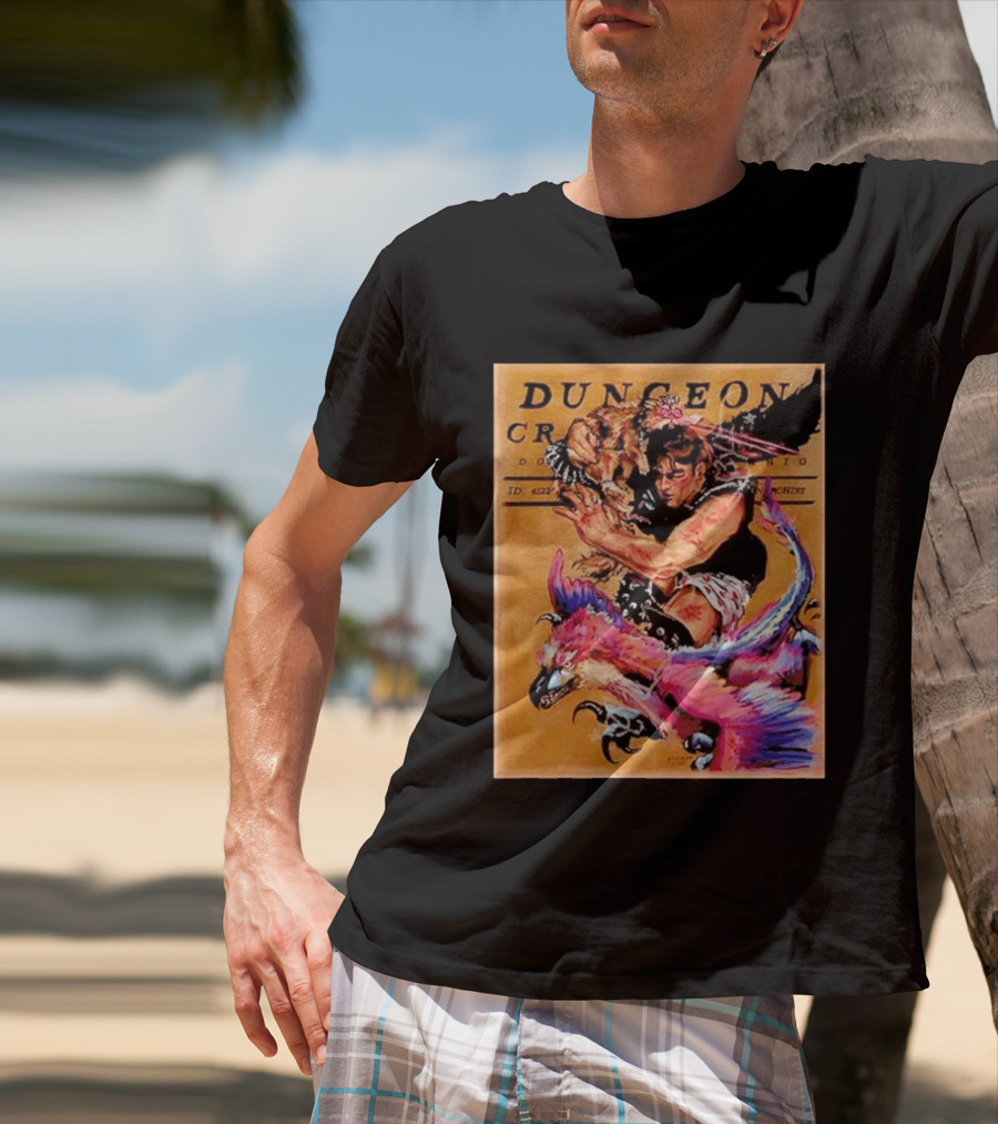 Dungeon Crawler Carl Goddamnit Donut Fantasy Adventure Art By Andrew Bowser T-Shirt