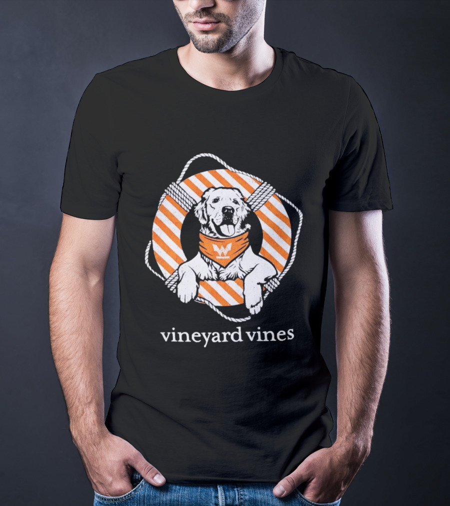 Vineyard Vines Golden Retriever Life Preserver T-Shirt