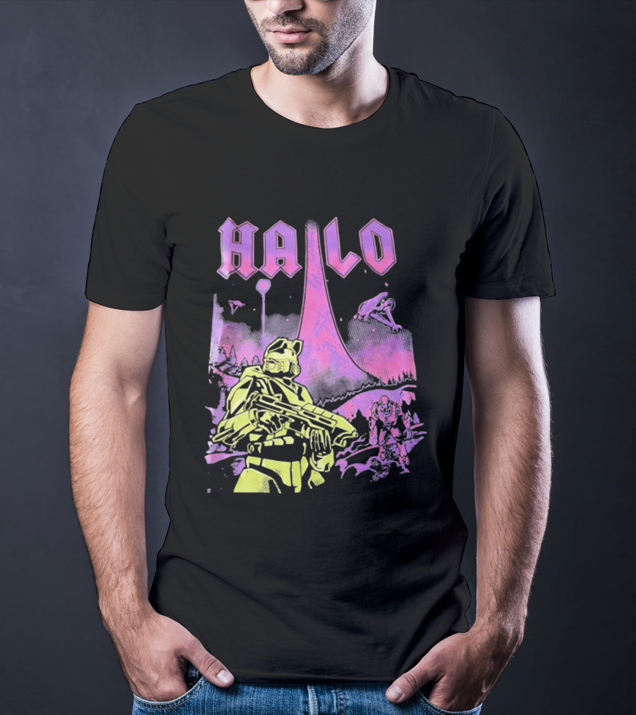 Halo Master Chief Retro Gaming Xbox T-Shirt
