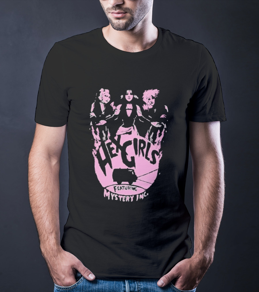 Hex Girls Featuring Mystery Inc Rock Band Collaboration T-Shirt
