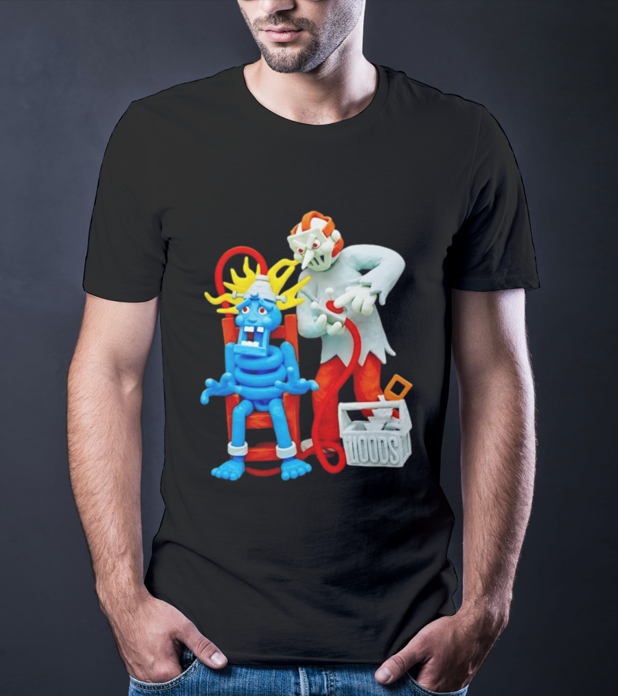Friday The 13th Jason Voorhees Electrocution Scene Woods T-Shirt