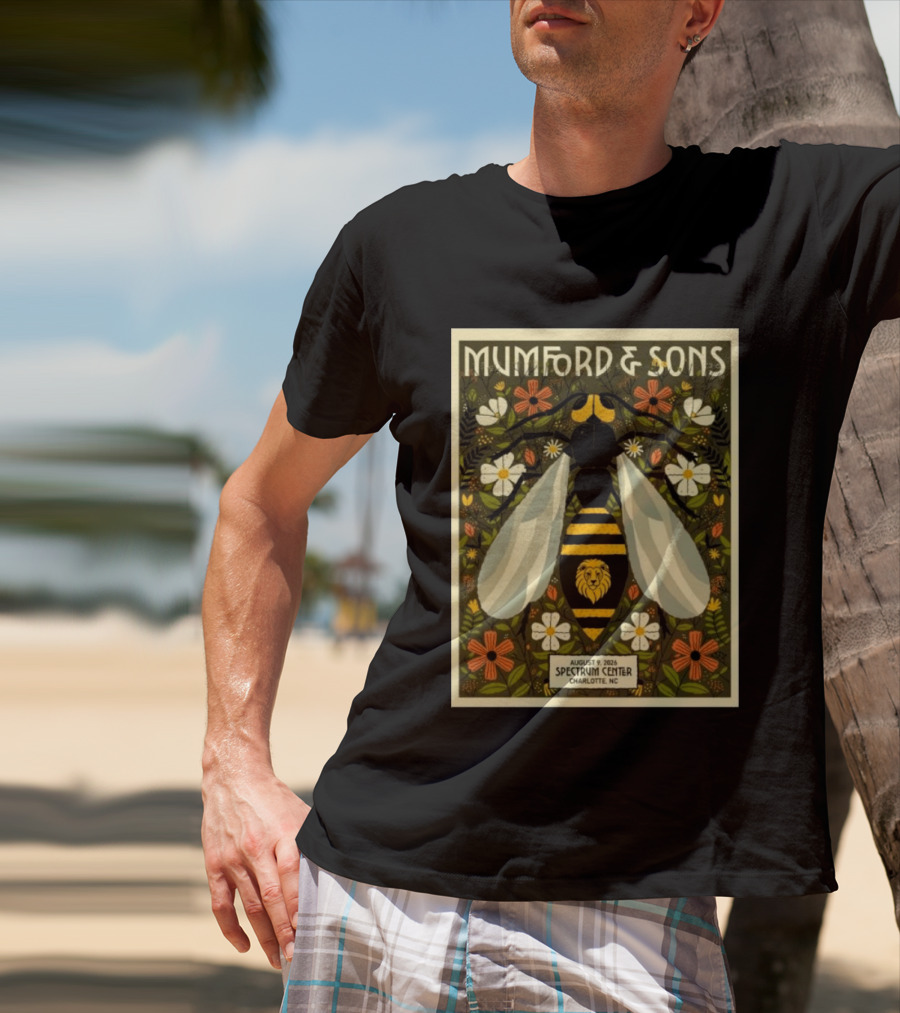 Mumford And Sons Event August 9 2026 Spectrum Center Charlotte NC T-Shirt