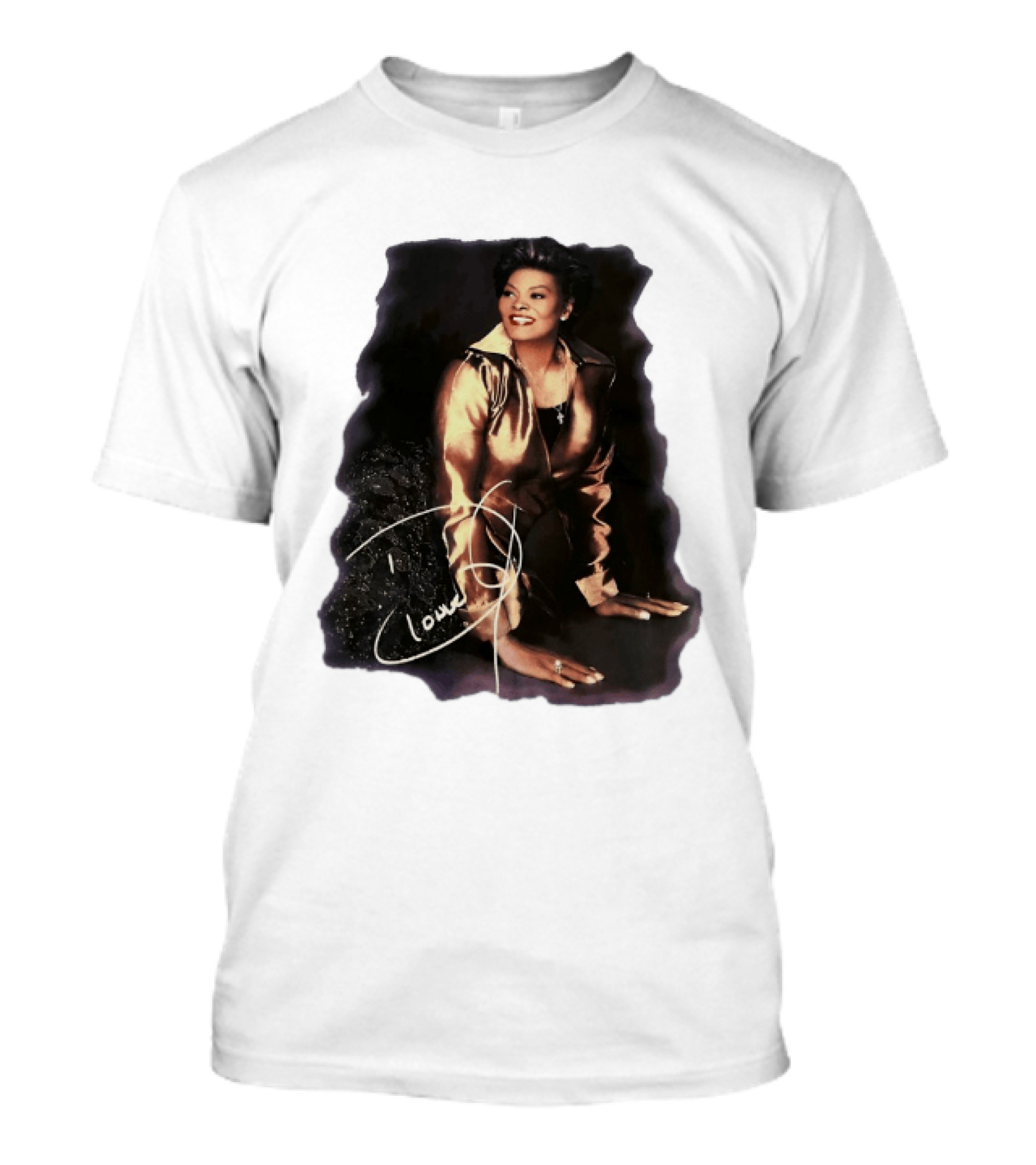 Dionne Warwick Iconic Soul Singer Legend Autographed Image T-Shirt