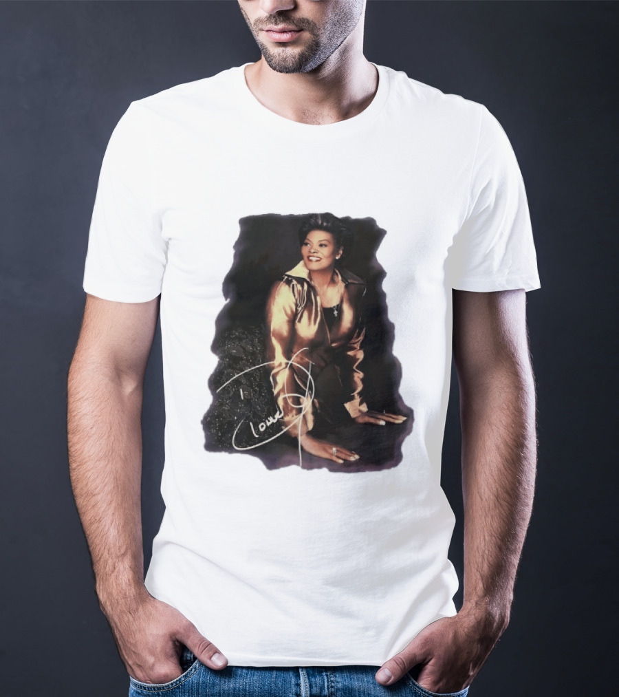 Dionne Warwick Iconic Soul Singer Legend Autographed Image T-Shirt