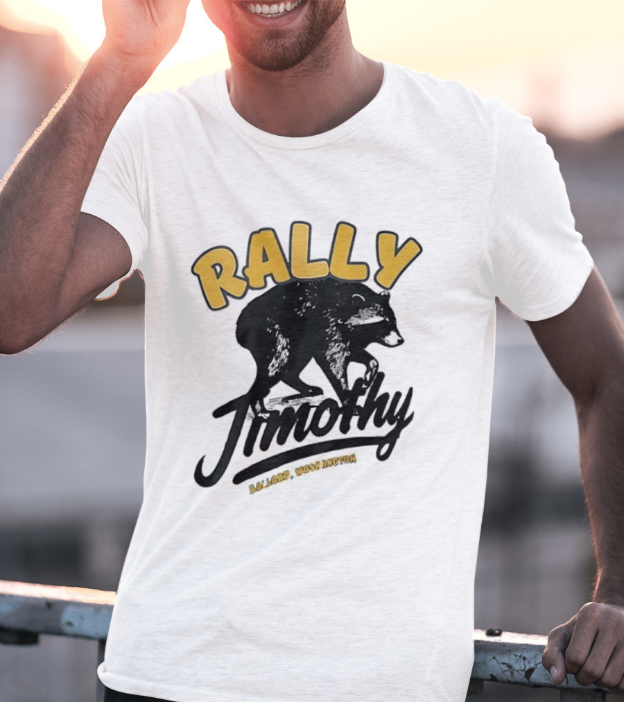 Rally Timothy Ballard Washington Black Raccoon T-Shirt