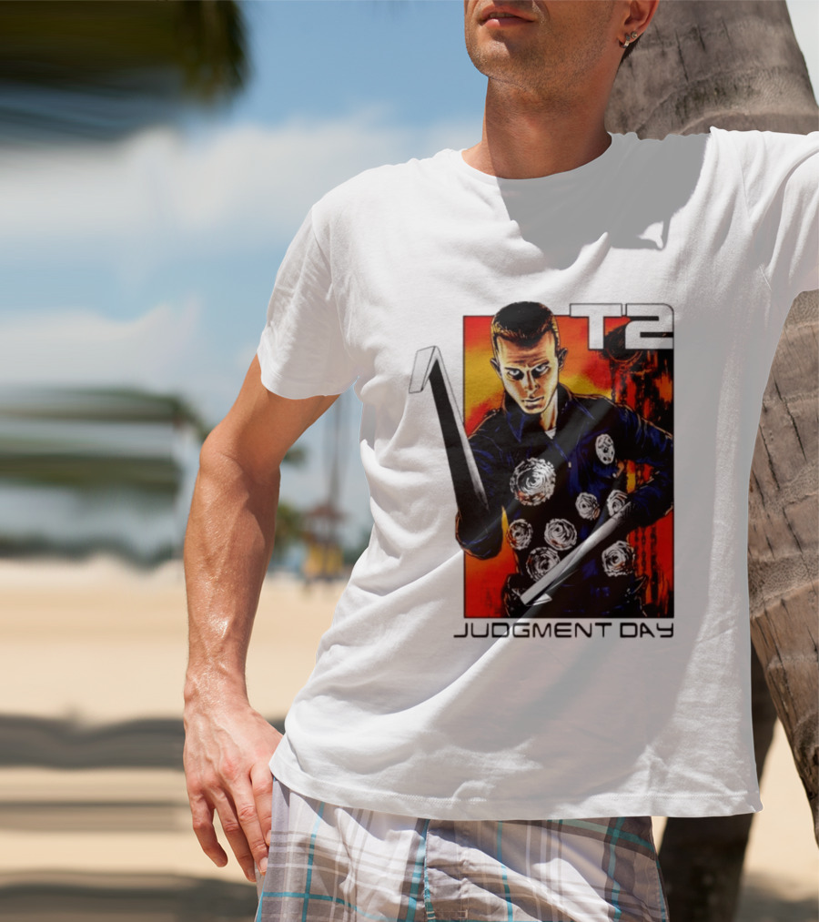 T2 Judgment Day 1000 Iconic Scene T-Shirt