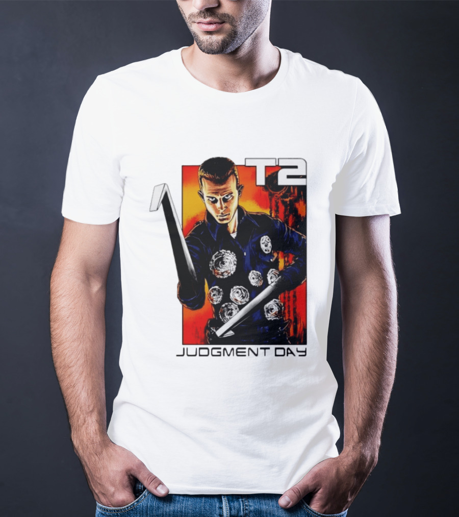T2 Judgment Day 1000 Iconic Scene T-Shirt