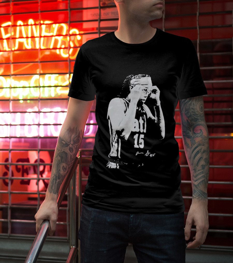 Allisha Gray Number 15 Goggles Gesture T-Shirt