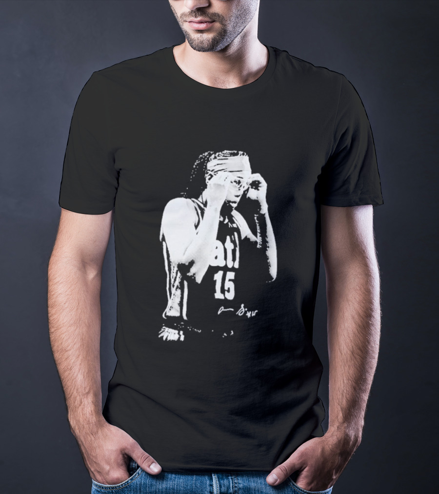 Allisha Gray Number 15 Goggles Gesture T-Shirt
