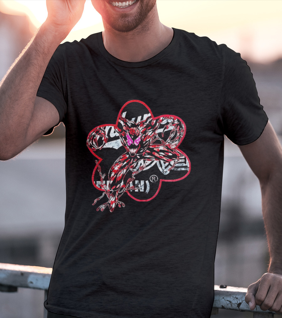 Carnage Marvel Comics Inhuman Villain Art From Inhuman Collection T-Shirt
