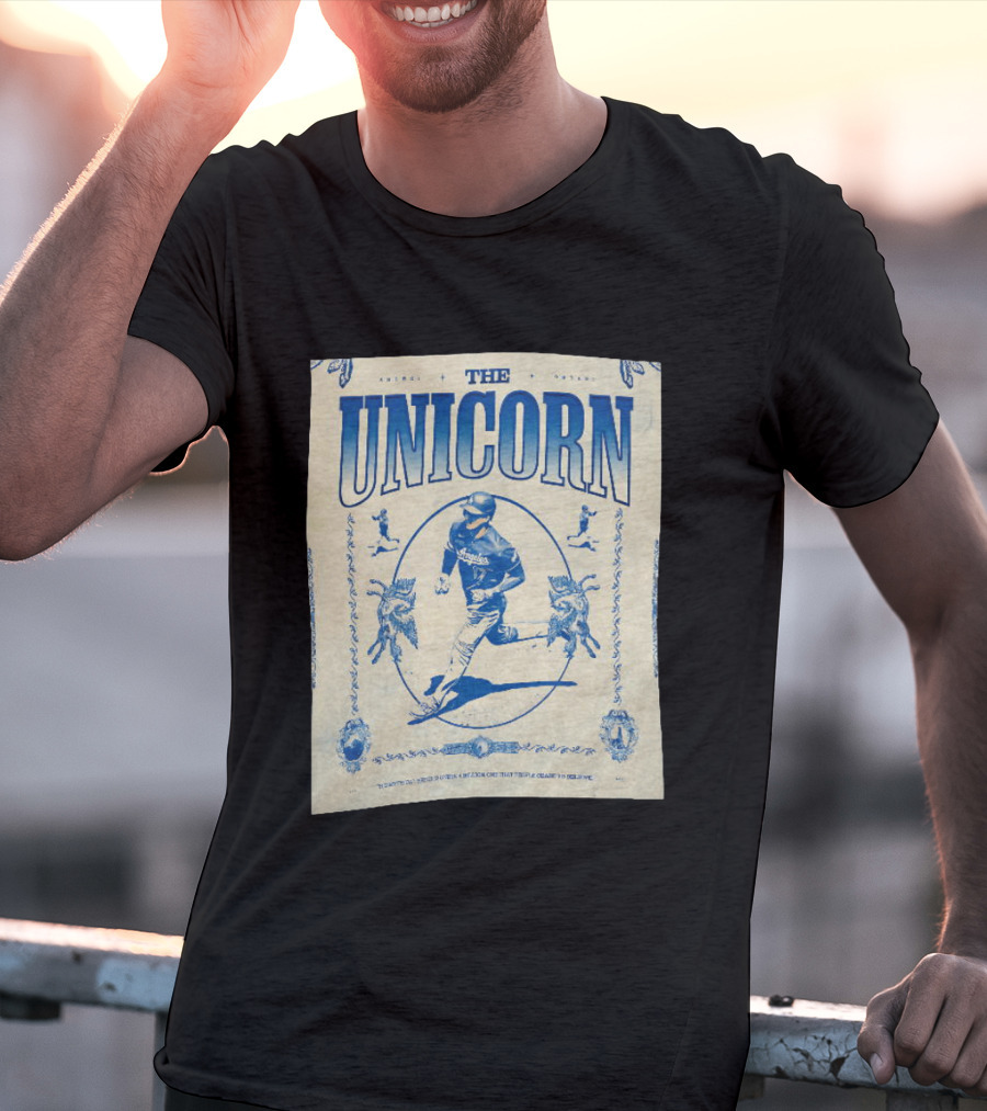 Shohei Ohtani The Unicorn Angels Dodgers Mythical Being Sports Star T-Shirt