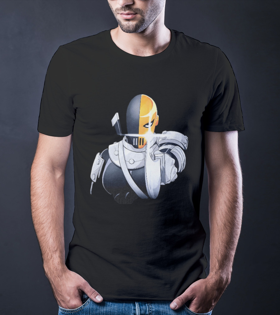 Deathstroke DC Comics Armor Sword Wielding T-Shirt