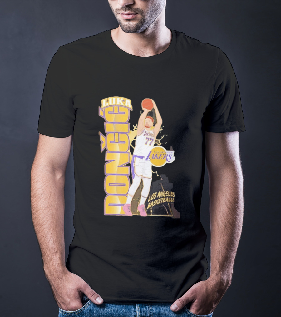 Los Angeles Lakers Luka Dončić Basketball 77 T-Shirt