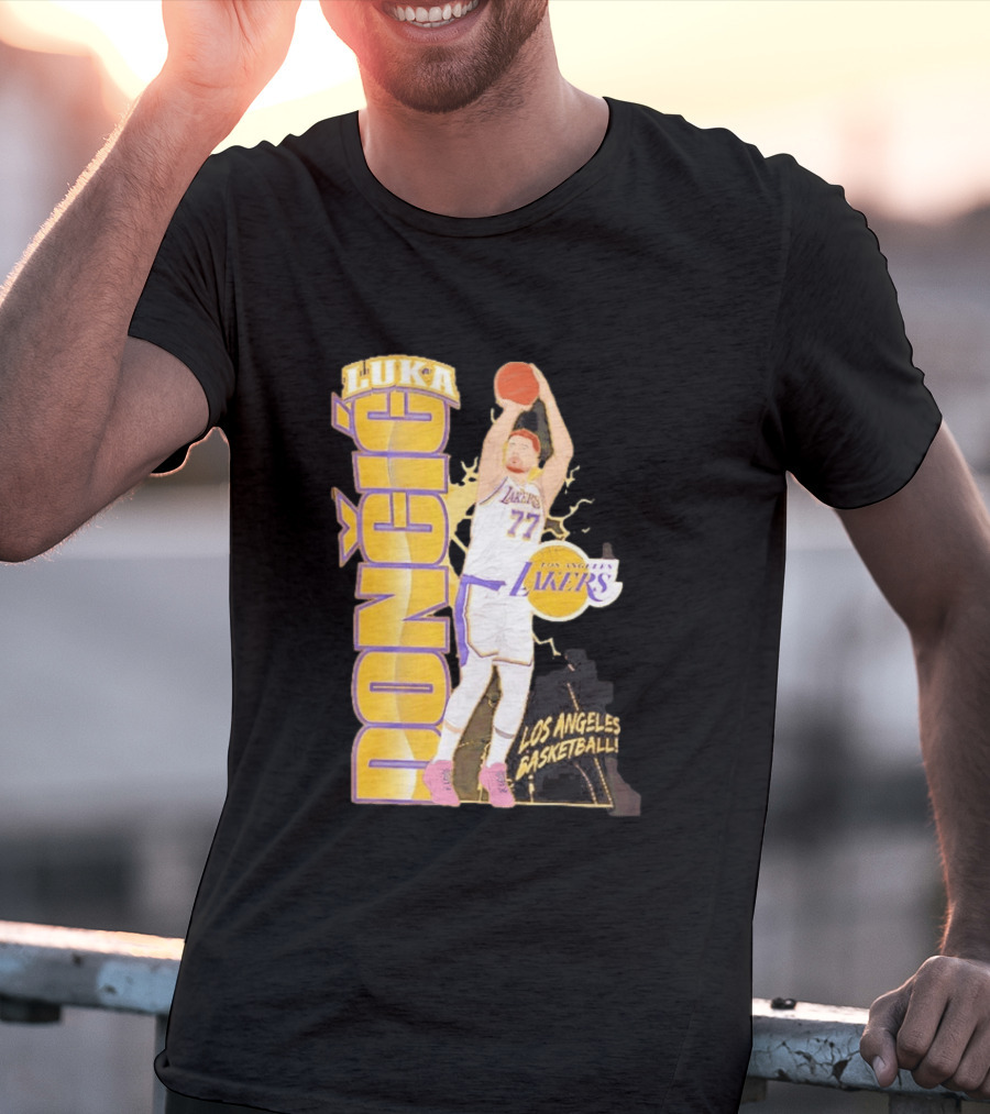 Los Angeles Lakers Luka Dončić Basketball 77 T-Shirt
