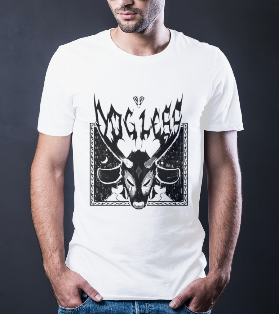 Dog Legs Gothic Skull Artwork Ward Them Off Alternative Rock T-Shirt