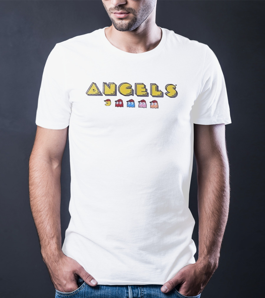 Los Angeles Angels Pac Man Ghosts Collaboration T-Shirt