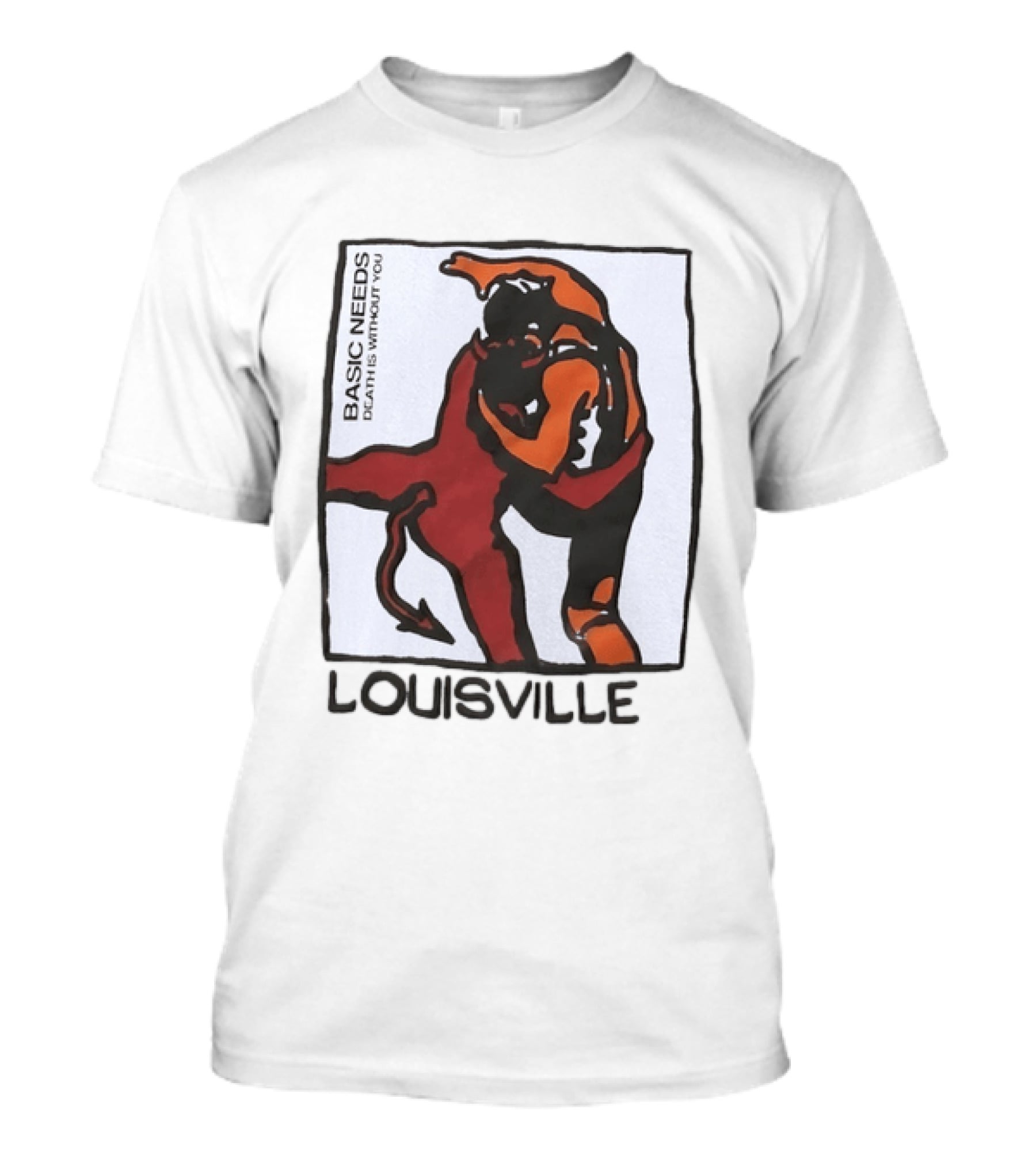 Louisville Basic Needs Death Is Without You Wrestling T-Shirt