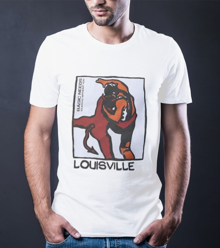 Louisville Basic Needs Death Is Without You Wrestling T-Shirt