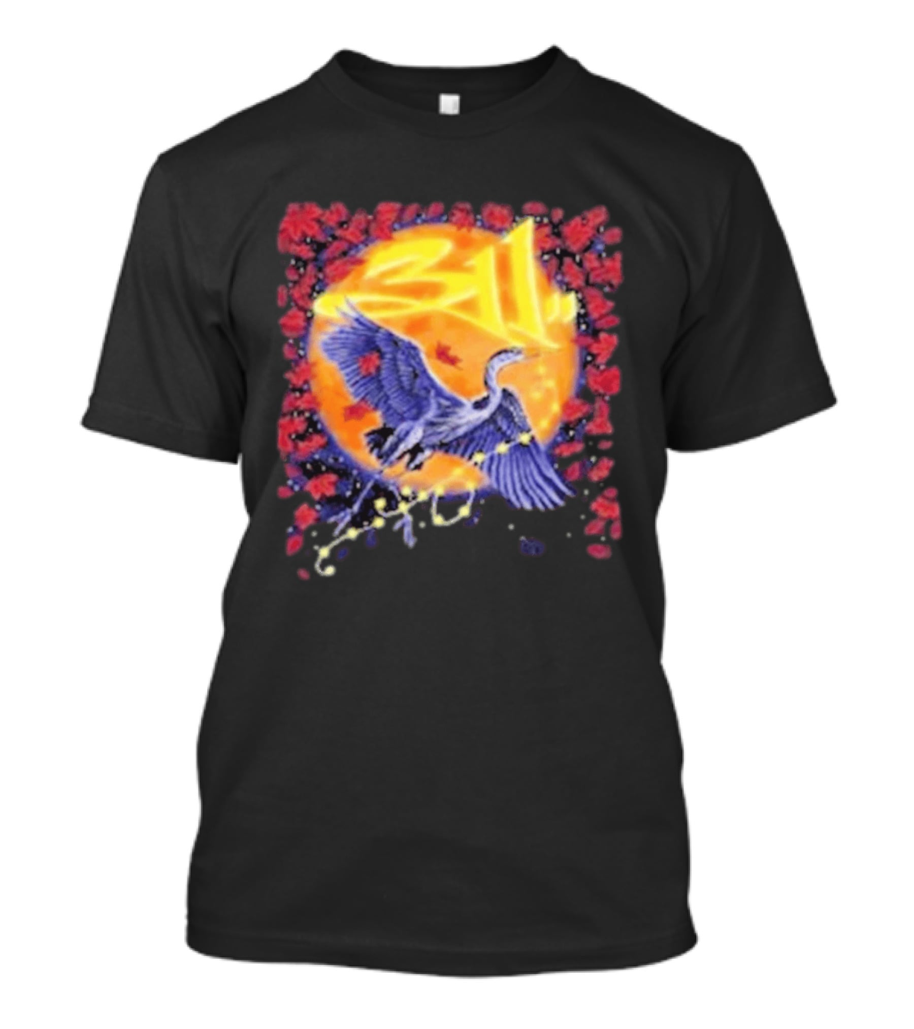 311 Band 2026 US Tour With Beach Weather Tunnel Vision Heron And Sun T-Shirt