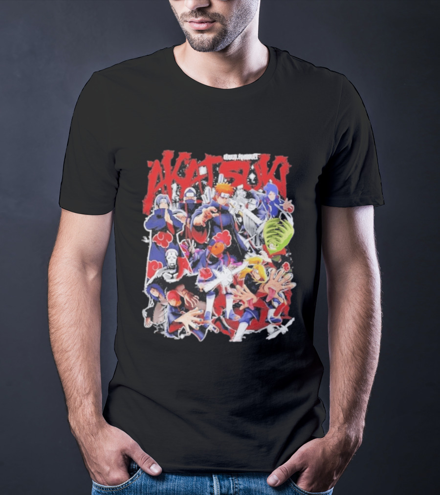 Akatsuki Vibes Konnect Naruto Anime Pain Characters Animation T-Shirt