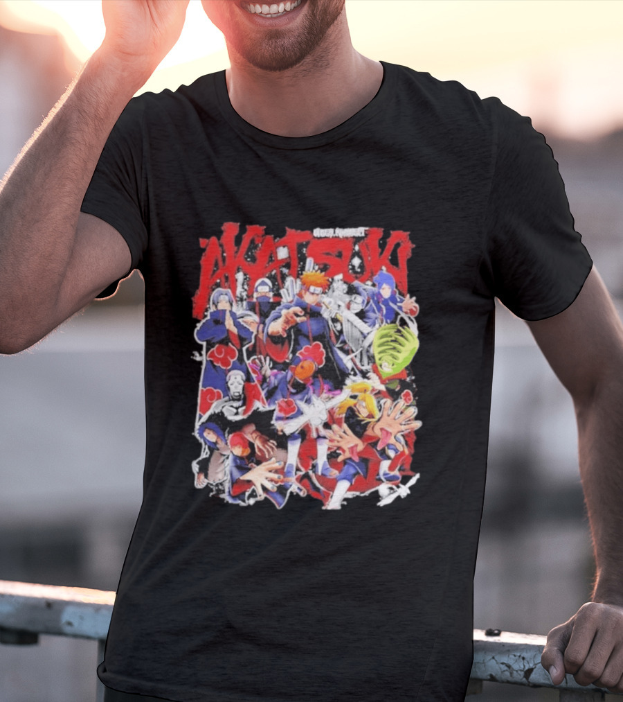 Akatsuki Vibes Konnect Naruto Anime Pain Characters Animation T-Shirt