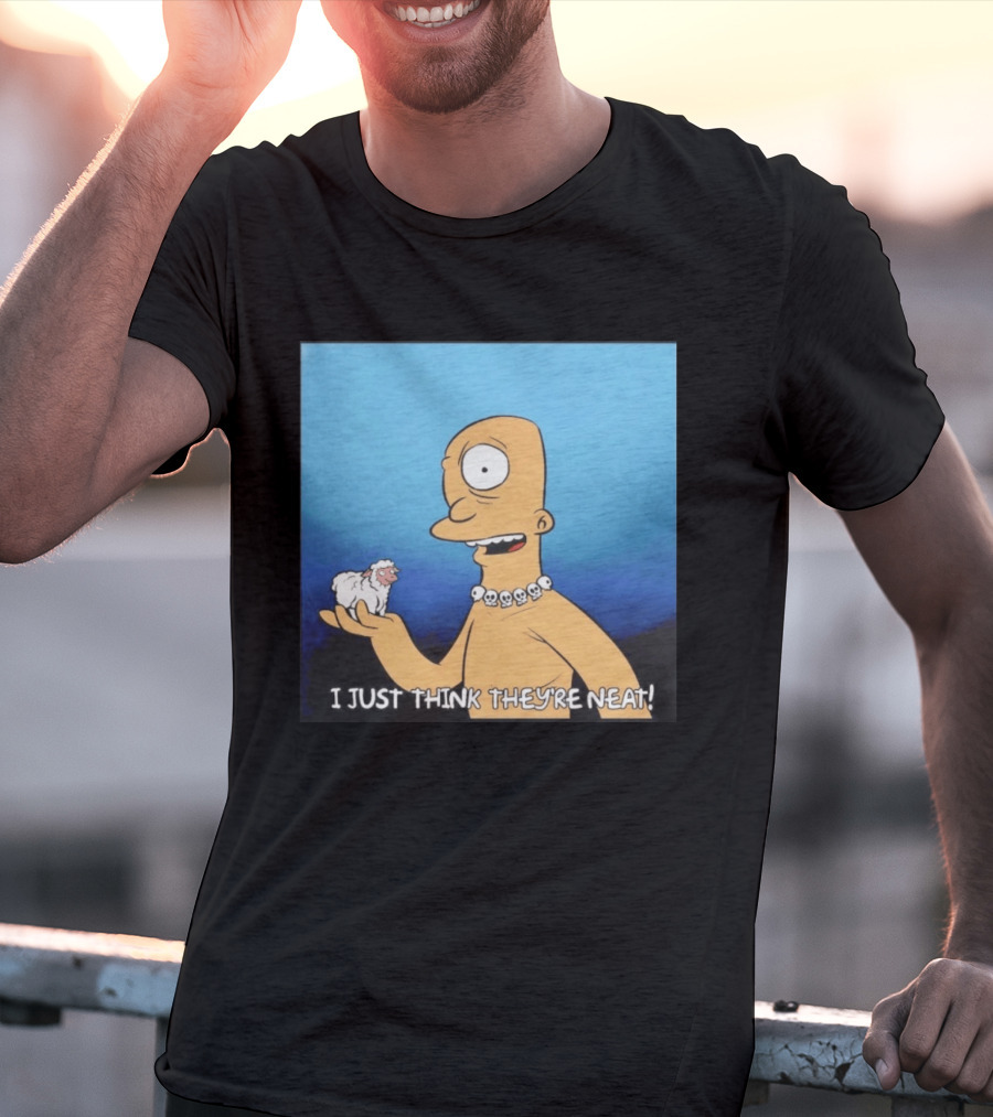 Odyssey The Cyclops I Just Think They're Neat Funny Cartoon T-Shirt
