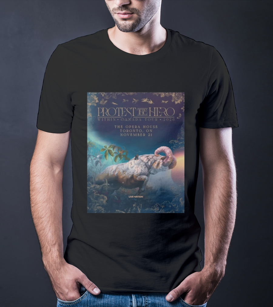 Protest The Hero Within Canada Tour 2026 Opera House Toronto November 21 Live Nation T-Shirt