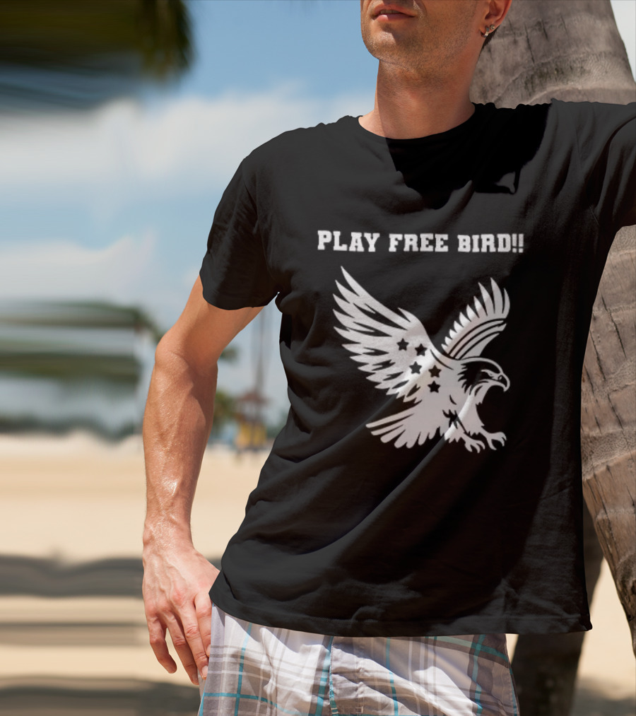 Play Free Bird Eagle Skynyrd Supremacist T-Shirt